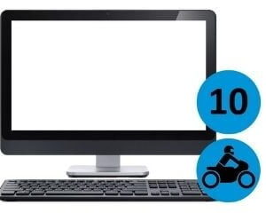 Motor 10 online oefenexamens 3 maanden oefenen Rijbewijs A - Vekabest